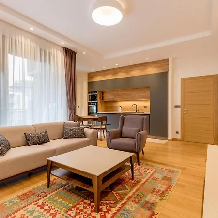 Athos Square Apartments 波德戈里察 外观 照片